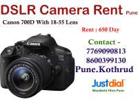 Canon 700D  DSLR Camera On Rent Pune | DSLR Camera on rent in Pune, India
