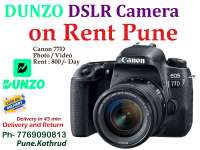Canon 77D DSLR Camera On Rent Pune online Delivery on rent in Pune, India